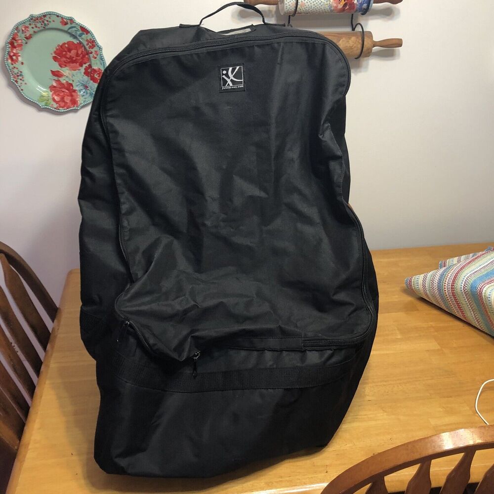 JL Childress‎ Backpack Padded Car Seat Travel Bag Large Black G5